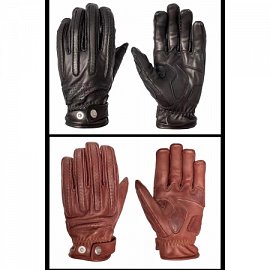 Gloves - Full Leather Brown and Black
