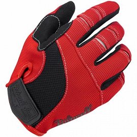 Moto Gloves - Red Black White