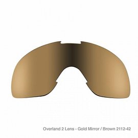 Overland Goggle Lenses - Gold Mirror Brown