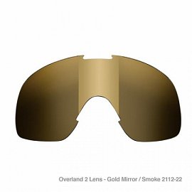 Overland Goggle Lenses - Gold Mirror Smoke