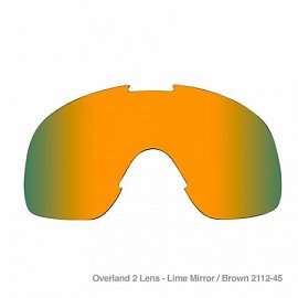 Overland Goggle Lenses - Lime Mirror Brown