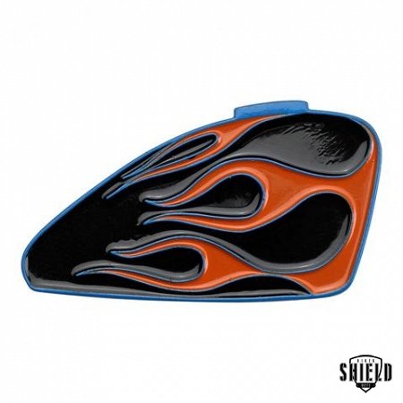 Enamel Pin Sportster Tank - Flames