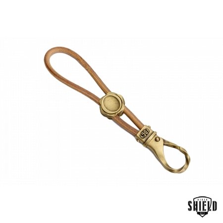 Gloves Holder - Leather Tan rope