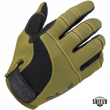 Moto Gloves - Olive Black