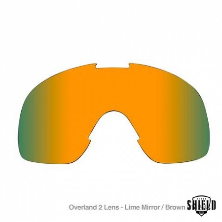 Overland Goggle Lenses - Lime Mirror Brown