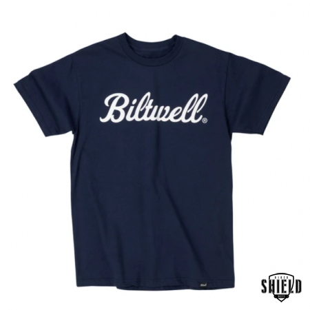 Script T-Shirt - Navy