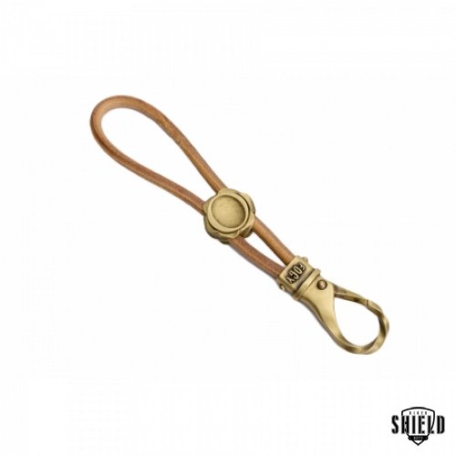 Gloves Holder - Leather Tan rope