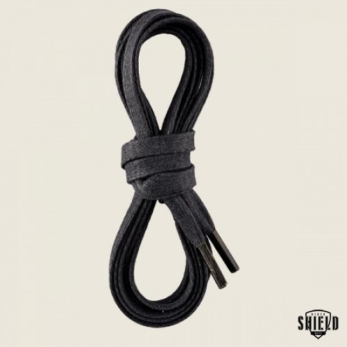 Flat Waxed Laces 48 Inch - Black - 97155