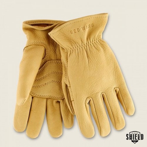 Unlined Buckskin Gloves - Yellow 95233