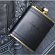 Marshall Leather Flask - Gold