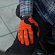 Moto Gloves - Orange Black Yellow